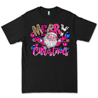 Black merry Christmas santa Premium Tee - CowhideDigitalArt