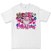 White merry Christmas santa Premium Tee - CowhideDigitalArt