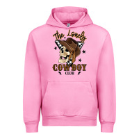 Fuchsia Pink the lonely cowboy club Urban Hoodie - MaliasSmallBusiness