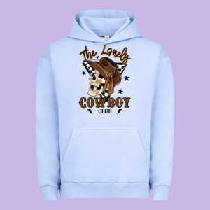 The Lonely Cowboy Club Urban Hoodie Designed By Maliassmallbusiness
