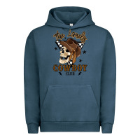 Pigment Midnight Navy the lonely cowboy club Urban Hoodie - MaliasSmallBusiness
