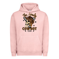 Pigment Salmon the lonely cowboy club Urban Hoodie - MaliasSmallBusiness