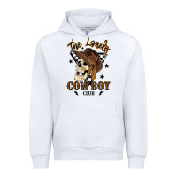 White the lonely cowboy club Urban Hoodie - MaliasSmallBusiness