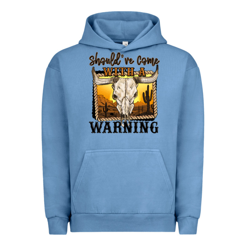 Should've Come With A Warning Urban Hoodie by MaliasSmallBusiness | Teevron