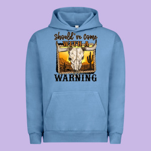 Should've Come With A Warning Urban Hoodie Designed By Maliassmallbusiness