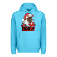 Ocean Blue big nick energy afro santa Premium Hoodie - RanaPortraitStore