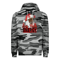 Slate Camo big nick energy afro santa Premium Hoodie - RanaPortraitStore