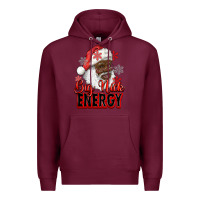 Burgundy big nick energy afro santa Premium Hoodie - RanaPortraitStore