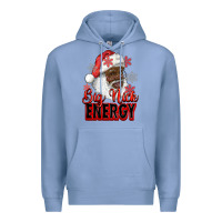 Colony Blue big nick energy afro santa Premium Hoodie - RanaPortraitStore