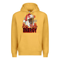 Mustard big nick energy afro santa Premium Hoodie - RanaPortraitStore