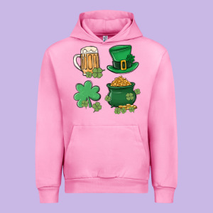 Pot Of Gold Urban Hoodie Designed By Maliassmallbusiness