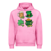 Fuchsia Pink pot of gold Urban Hoodie - MaliasSmallBusiness