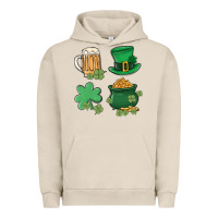Pigment French Oak pot of gold Urban Hoodie - MaliasSmallBusiness