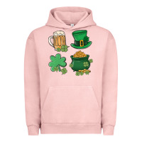 Pigment Salmon pot of gold Urban Hoodie - MaliasSmallBusiness