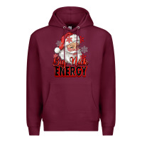 Burgundy big nick energy santa claus Premium Hoodie - RanaPortraitStore
