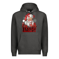 Charcoal Heather big nick energy santa claus Premium Hoodie - RanaPortraitStore