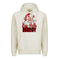 Oatmeal Heather big nick energy santa claus Premium Hoodie - RanaPortraitStore