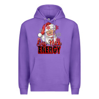 Purple big nick energy santa claus Premium Hoodie - RanaPortraitStore