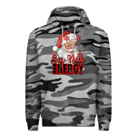 Slate Camo big nick energy santa claus Premium Hoodie - RanaPortraitStore