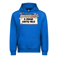 Cobalt proud ally Urban Hoodie - MaliasSmallBusiness