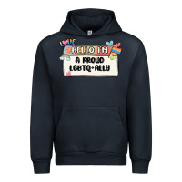 Navy proud ally Urban Hoodie - MaliasSmallBusiness