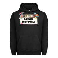 Pigment Black proud ally Urban Hoodie - MaliasSmallBusiness