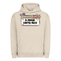 Pigment French Oak proud ally Urban Hoodie - MaliasSmallBusiness