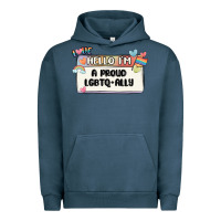 Pigment Midnight Navy proud ally Urban Hoodie - MaliasSmallBusiness