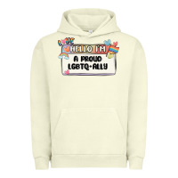 Pigment Pistachio proud ally Urban Hoodie - MaliasSmallBusiness