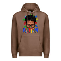 Chestnut autism afro man Premium Hoodie - texasbilliewilder