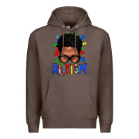 Coffee autism afro man Premium Hoodie - texasbilliewilder
