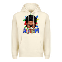 Sandshell autism afro man Premium Hoodie - texasbilliewilder