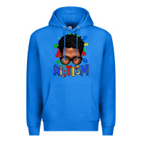 True Royal autism afro man Premium Hoodie - texasbilliewilder