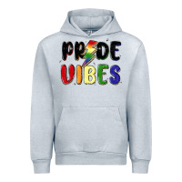 Heather Grey pride vibes Urban Hoodie - MaliasSmallBusiness