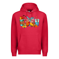 Cardinal firefighter coffee cups Premium Hoodie - AdoDesignShop
