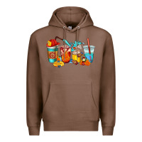 Chestnut firefighter coffee cups Premium Hoodie - AdoDesignShop