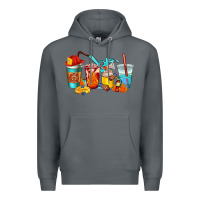 Rock firefighter coffee cups Premium Hoodie - AdoDesignShop