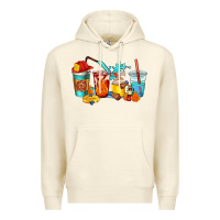 Sandshell firefighter coffee cups Premium Hoodie - AdoDesignShop