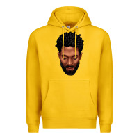 Lemon bearded black man portrait Premium Hoodie - texasbilliewilder