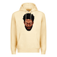 Pina Colada bearded black man portrait Premium Hoodie - texasbilliewilder