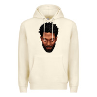 Sandshell bearded black man portrait Premium Hoodie - texasbilliewilder