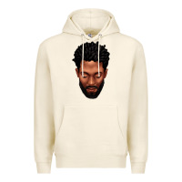Tofu bearded black man portrait Premium Hoodie - texasbilliewilder