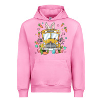 Fuchsia Pink easter school bus Urban Hoodie - MaliasSmallBusiness