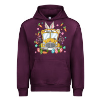 Mauve Wine easter school bus Urban Hoodie - MaliasSmallBusiness