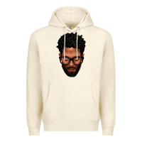 Sandshell bearded black man portrait Premium Hoodie - texasbilliewilder