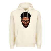 Tofu bearded black man portrait Premium Hoodie - texasbilliewilder