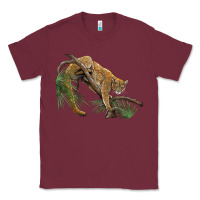 Burgundy florida panther Classic Tee - BarkalooDesign