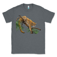 Charcoal Heather florida panther Classic Tee - BarkalooDesign