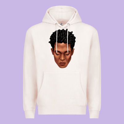 Premium Hoodie black man portrait