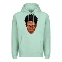 Seafoam black man portrait Premium Hoodie - texasbilliewilder